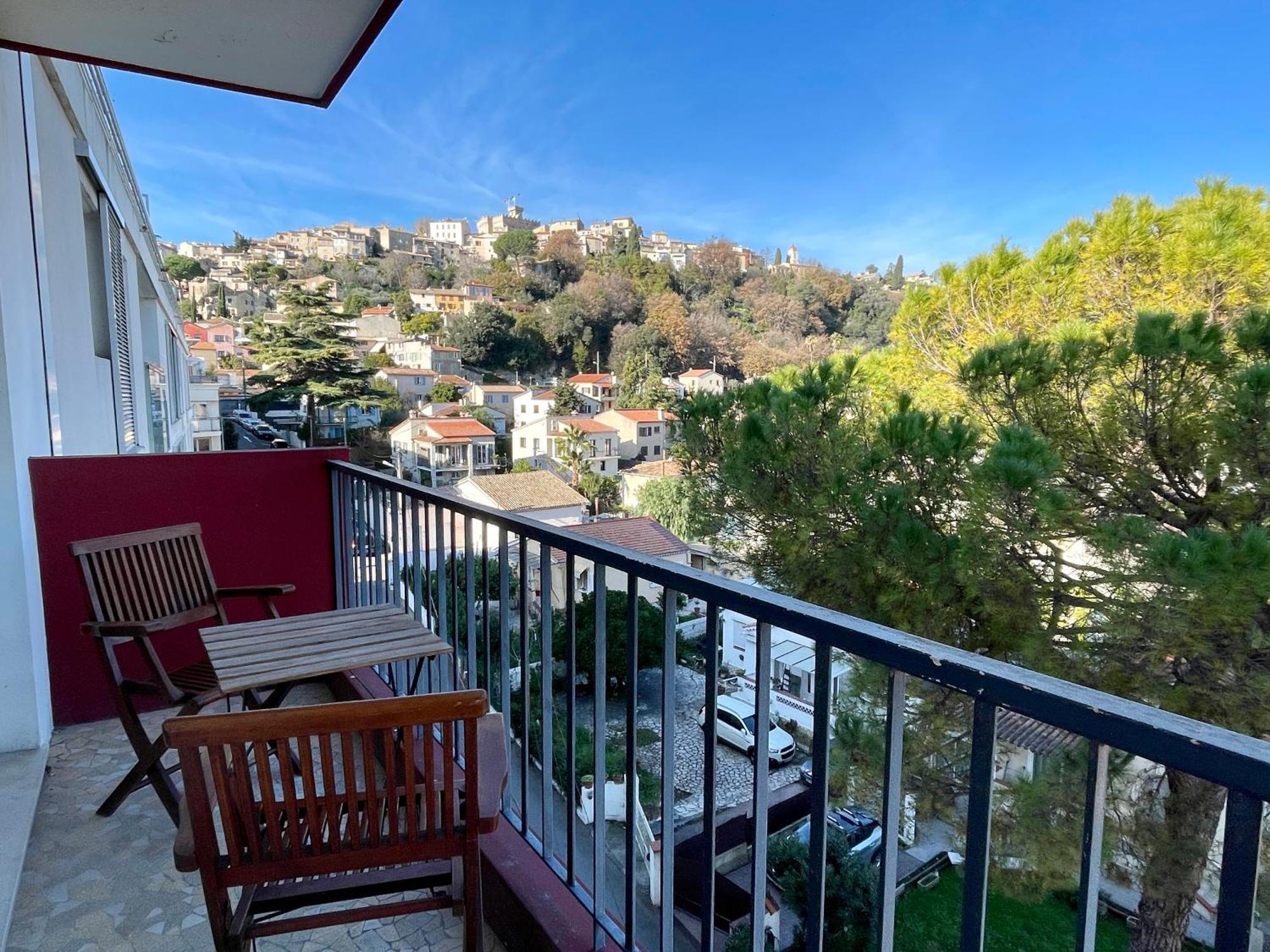 Bright Appartment With View カーニュ・シュル・メール エクステリア 写真